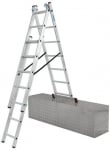 3x10 CORDA Трираменна алуминиева стълба със стълбищна функция - 033406 KRAUSE