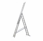 3x15 PROFI Трираменна алуминиева стълба - A09A3/450 STS