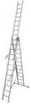 3x10 TRIBILO Трираменна алуминиева стълба - 129765 KRAUSE