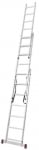 3x10 CORDA Трираменна алуминиева стълба със стълбищна функция - 033406 KRAUSE