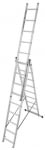 3x6 CORDA Трираменна алуминиева стълба със стълбищна функция - 033369 KRAUSE