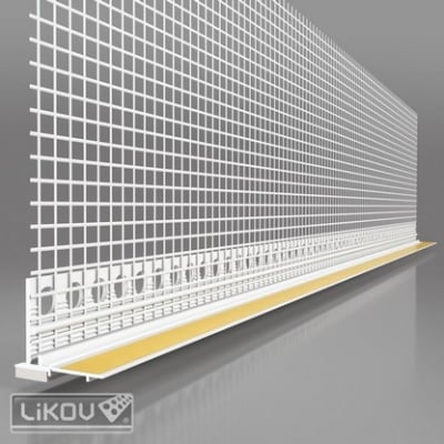 US8 2.4м Прозоречен профил  PVC - 8 мм (50 бр/кашон) - 150.24 LIKOV