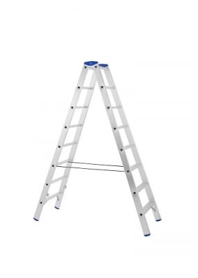 2x8 Двустранна алуминиева стълба PROFI - A04ANP/200  STS 
