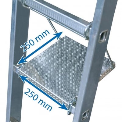 Степенка (платформа) за безопасно и удобно стоене на стъпални стълби - 122063 KRAUSE
