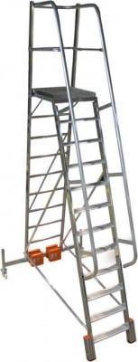 8 стъпала VARIO COMPACT Сгъваема едностранна платформена стълба ОСНОВА 1440 мм. - 833143 KRAUSE