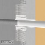 50х20мм LBPM Декоративен PVC профил с Мрежа 2.5м (10бр/кашон) - 520.5025 LIKOV