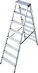 2x8 DOPPLO  - Двустранна алуминиева стълба - 120373 KRAUSE