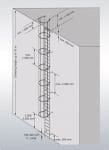 7,28 м Едносекционна Алуминиева Фиксирана стълба - 838438 KRAUSE