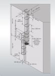 15,96 м Многосекционна Алуминиева Фиксирана стълба с обръщане - 838612 KRAUSE