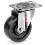 Серия 67 INOX, +300°С Високотемпературни колела, въртящи на NLX планка, фенолна гума - Tellure Rota