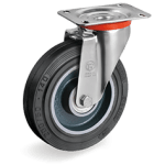 Серия 72GH Въртящи колела на NL планка, гума Sigma Elastic/чугун - Tellure Rota