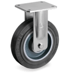 Серия 72GH Стационарни колела на EE MHD планка, гума Sigma Elastic/чугун - Tellure Rota