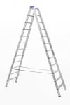 2x5 Двустранна алуминиева стълба PROFI - A04ANP/125  STS 