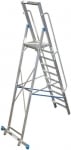 1x10 STABILO -Складова стълба с голяма платформа 500х450мм.-10 стъпала - 127808 KRAUSE