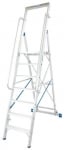 1x7 STABILO -Складова стълба с голяма платформа 500х450мм. -7 стъпала - 127778 KRAUSE